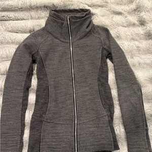 Lululemon Gray Zip-Up Jacket sweatshirt